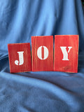 Christmas "Joy" Small wood sign - Old Soul AZ 