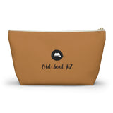 OLDSOULAZ logo'd  /  Accessory Pouch w T-bottom