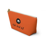 OLDSOULAZ logo'd / Accessory Pouch w T-bottom