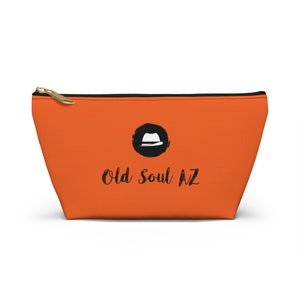 OLDSOULAZ logo'd / Accessory Pouch w T-bottom