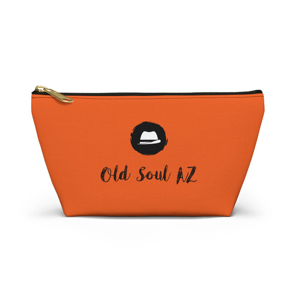 OLDSOULAZ logo'd / Accessory Pouch w T-bottom