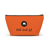 OLDSOULAZ logo'd / Accessory Pouch w T-bottom