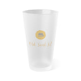 OLD SOUL AZ logo  /  Frosted Pint Glass, 16oz