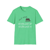 OLS SOUL  -  Never GIve Up   -    Unisex T-Shirt, Vintage Vibe T-shirt