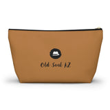 OLDSOULAZ logo'd  /  Accessory Pouch w T-bottom