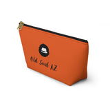 OLDSOULAZ logo'd / Accessory Pouch w T-bottom