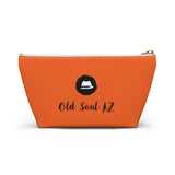 OLDSOULAZ logo'd / Accessory Pouch w T-bottom