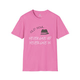 OLS SOUL  -  Never GIve Up   -    Unisex T-Shirt, Vintage Vibe T-shirt