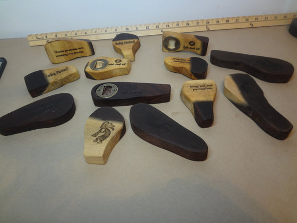 Premium collection  -  wood bottle openers
