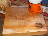 Cutting Board of Curly Maple