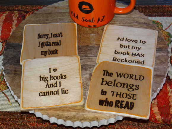 Coasters for the Book lovers in your house - Old Soul AZ 