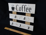Coffee Cup holder wood sign - Old Soul AZ 