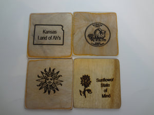 Kansas theme  coasters