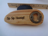 Perfectly Imperfect collection  -  wood bottle openers