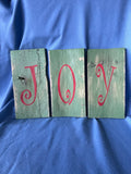 Christmas "Joy" Large wood sign - Old Soul AZ 
